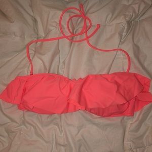 Victoria’s Secret ruffle bandeau bikini top